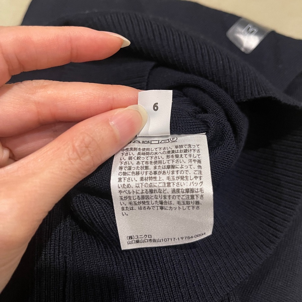 Anya Hindmarch x Uniqlo Navy Sweater, M - Picture 5 of 7